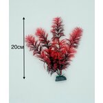 Растение искусственное для аквариума Амбулия зеленая 20см Takifugu - изображение