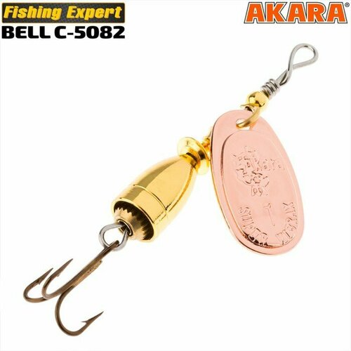 фото Блесна вращающаяся akara c-5082, 4 г, цвет 002/go (комплект из 4 шт)