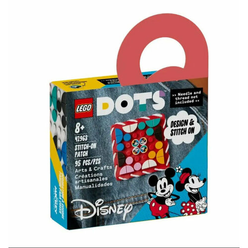 lego конструктор 10777 disney mickey mouse and minnie mouses camping поход микки мауса и минни Конструктор LEGO Микки Маус и Минни Маус: набор нашивок (41963 Mickey Mouse & Minnie Mouse Stitch-on)