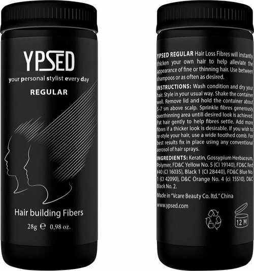 Ypsed / Камуфляж для волос Ypsed Regular Dark brown 28г 2 шт