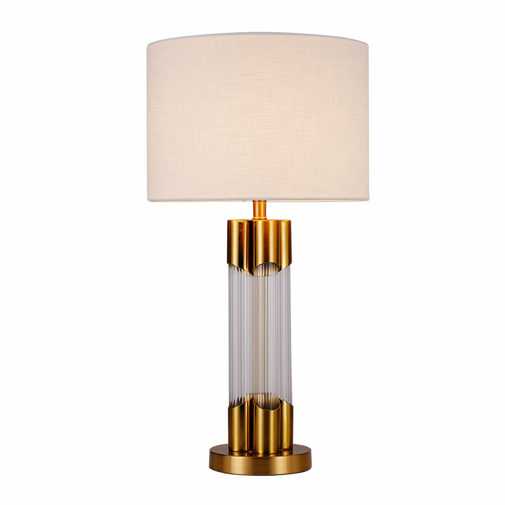 Настольная лампа Arte Lamp STEFANIA A5053LT-1PB, E27, 60 Вт, металл, стекло, медный