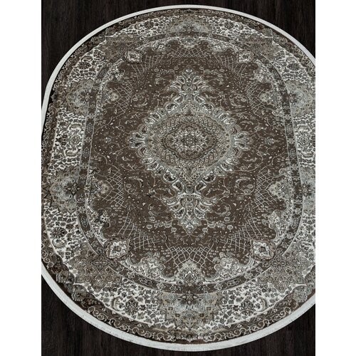 Ковер DOLCE - Овал Коричневый, Классический, Ковер на пол, в гостиную, спальню, в ассортименте, Турция, Бельгия, Россия (160 см. на 220 см.)