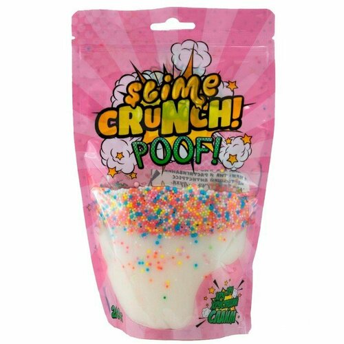 Слайм Crunch-slime POOF, с ароматом манго, 200 г (комплект из 5 шт) слайм лизун crunch slime poof с ароматом манго 200 г волшебный мир