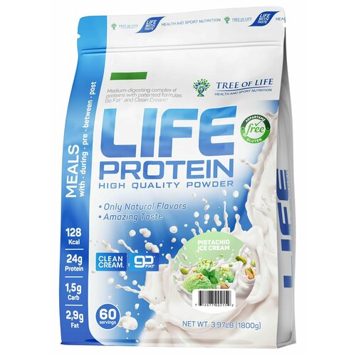 Tree of Life Life Protein 1800 гр (фисташковое мороженое)