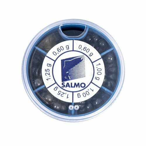 фото Грузила salmo дробинка pl, 6 секций крупные, 50 г (комплект из 4 шт)