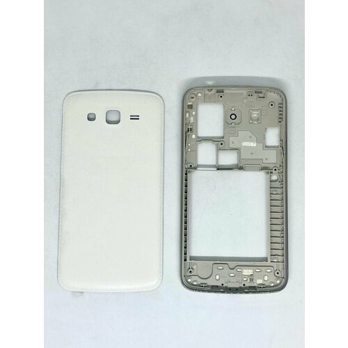 Корпус (крышка + рамка) для Samsung G7102 (Grand 2) белый
