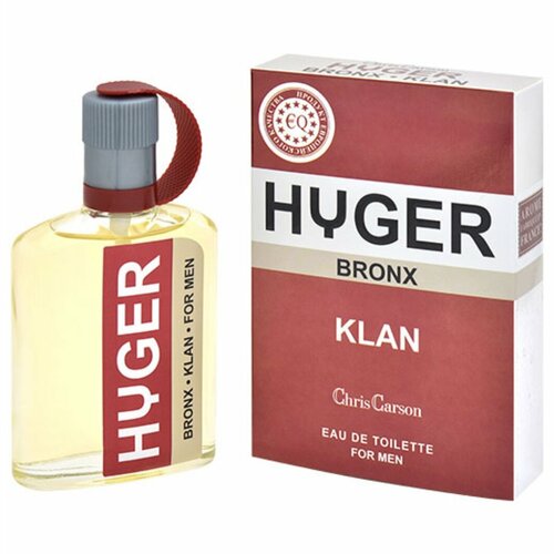 Туалетная вода мужская Hyger Bronx Klan 90мл positive parfum men chris carson hyger bronx klan туалетная вода 90 мл