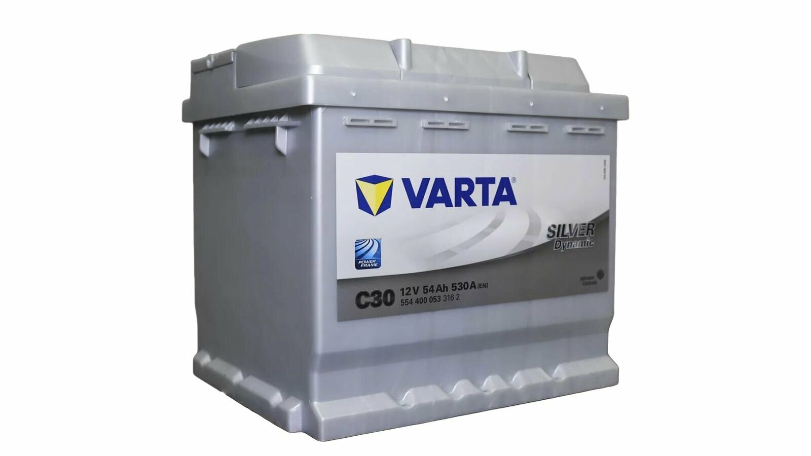 VARTA Silver C30 (54R) 530А Обратная полярность 54 Ач (207x175x190) - фото №16