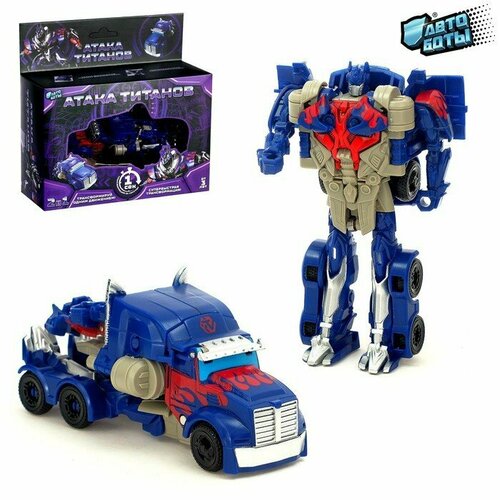 Робот «Герой», трансформируется одним движением (комплект из 4 шт) цветы