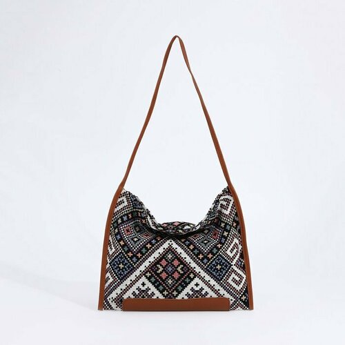 фото Сумка шоппер , коричневый нет бренда