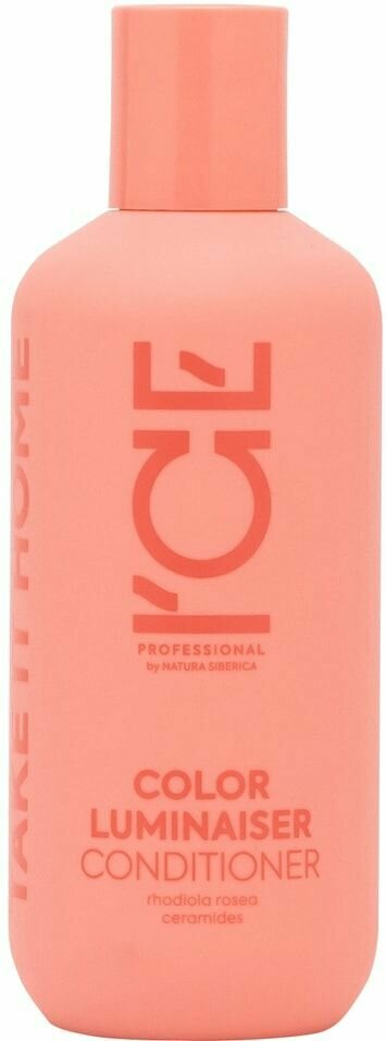 Кондиционер для волос ICE Professional by Natura Siberica Color Luminaiser Take It Home ламинирующий для окрашенных 250м х3шт