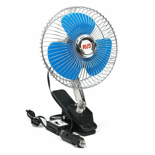 Вентилятор автомобильный AVS Comfort 8043 12 В 6 металл серебристый 438700₽