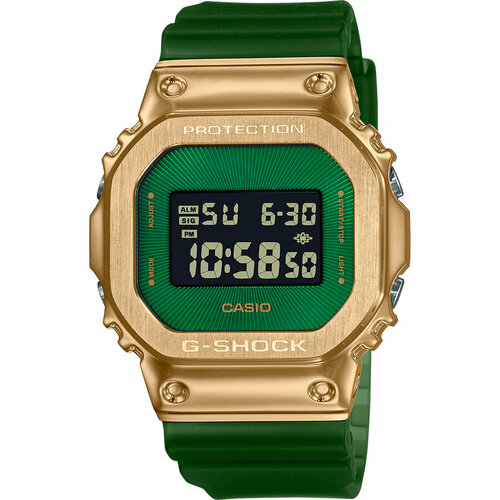 фото Наручные часы casio часы casio gm-5600cl-3, зеленый