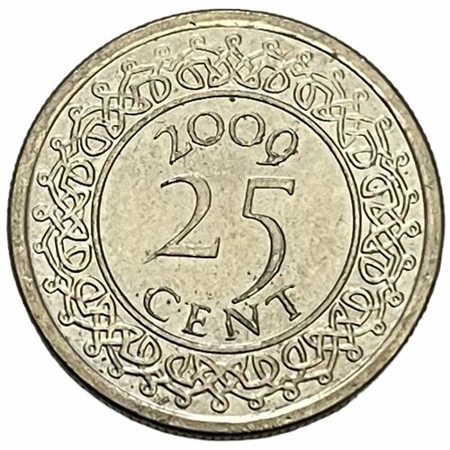 Суринам 25 центов 2009 г. (2)