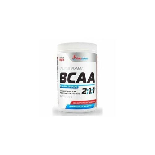 WESTPHARM BCAA 2:1:1 (400г) Клубника-киви bcaa ex 400гр 45 порц westpharm клубника киви