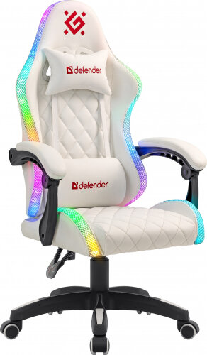 Кресло геймерское Defender Energy Белый RGB