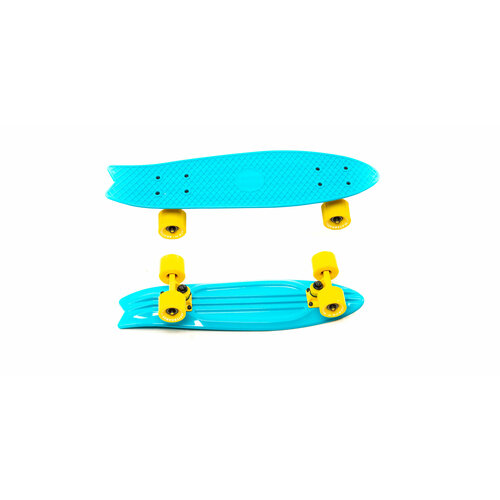 фото Скейтборд krostek 22" пластик pc22 #11 / blue / yelow