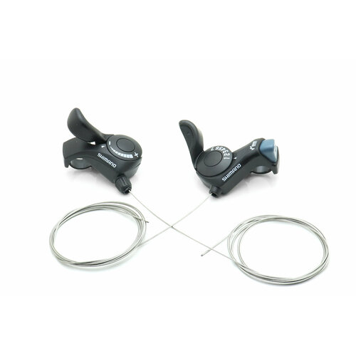 шифтеры монетка 3ск х7ск аналог tx30 shimano torney с тросами Шифтер (манетка) 3ск. х7ск. TX30 SHIMANO Torney с тросами (комплект)