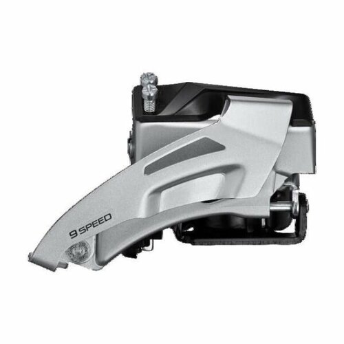 переключатель передний shimano alivio fd m4020 d 2x9ск серебристый черный 31012267 Переключатель передний SHIMANO Altus M2020 серебристый/черный