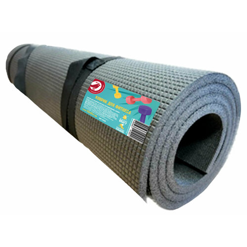 фото Коврик для фитнеса ашан красная птица серый, 150х65 см красная птица ашан