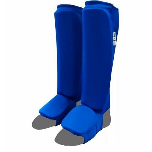 фото Щ72э, щитки на голень и подъем, трикотаж, синий, р. l рэй-спорт