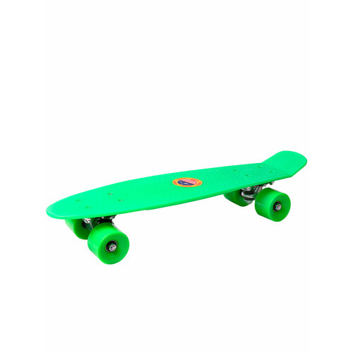фото Пенниборд пластик (56х15) (колеса pvc, макс. вес 50 кг) зеленый (арт. m550-1g) китай