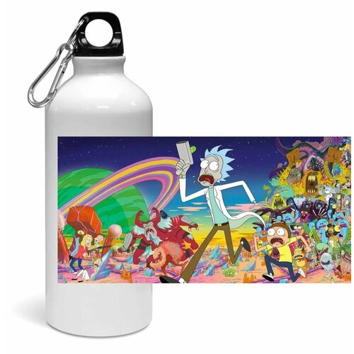 фото Спортивная бутылка рик и морти № 36 bugrikshop
