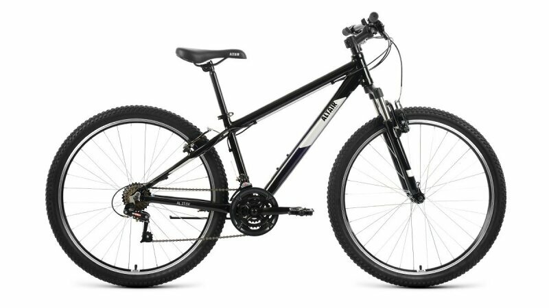 Велосипед 27.5 FORWARD ALTAIR AL V (21-ск.) 2022 (рама 19) черный/серебристый
