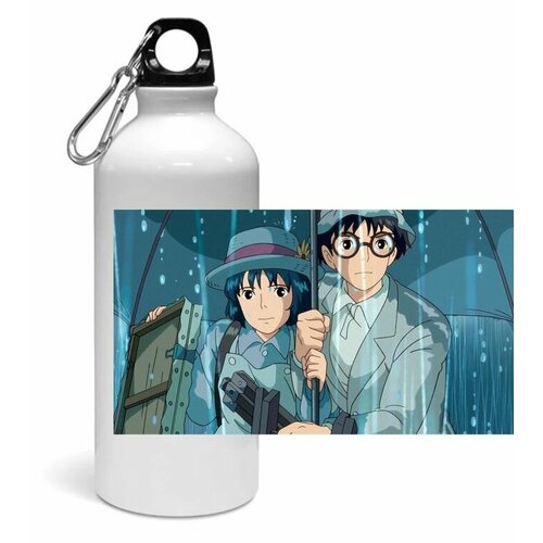 фото Спортивная бутылка ветер крепчает, the wind rises №7 animashop
