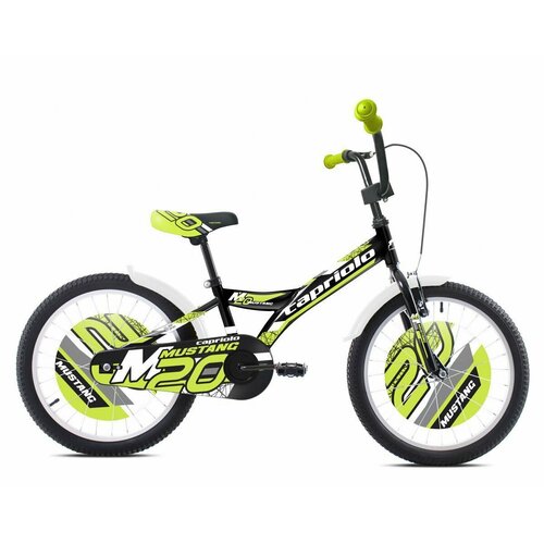 Велосипед CAPRIOLO MUSTANG 200 20 2023 Велосипед подростковый CAPRIOLO MUSTANG 200 20 ЧёрныйЛимонный 115-130cm Сталь921130-20 18400₽