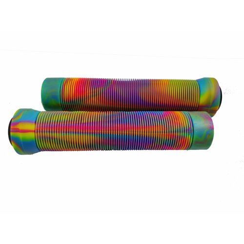 Грипсы ручки ZEVS для трюкового самоката 145mm цвет Rainbow 468₽