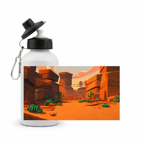 фото Спортивная бутылка бравл старс, brawl stars №20 дикий запад mewni-shop