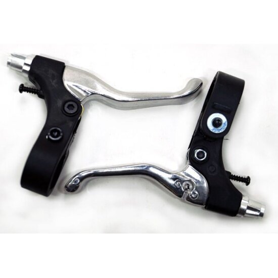 фото Тормозные ручки комплект NANDUN SPARKLE BMX B259C 2-3 пальца, алюм\пластик