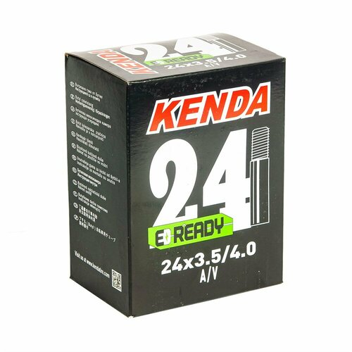 Камера Kenda 24x3.50-4.00, стенка 1,00 мм, a/v камера kenda 12x1 75 a v с загнутым ниппелем