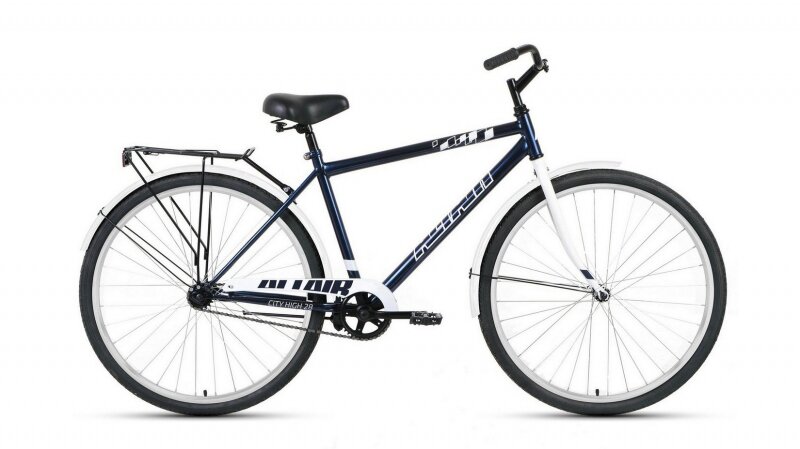Велосипед 28 FORWARD ALTAIR CITY HIGH (1-ск.) 2023 (рама 19) темный/синий/серый