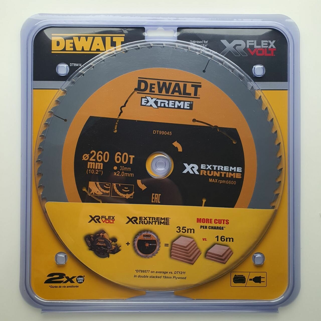 DeWalt 260x300 60T