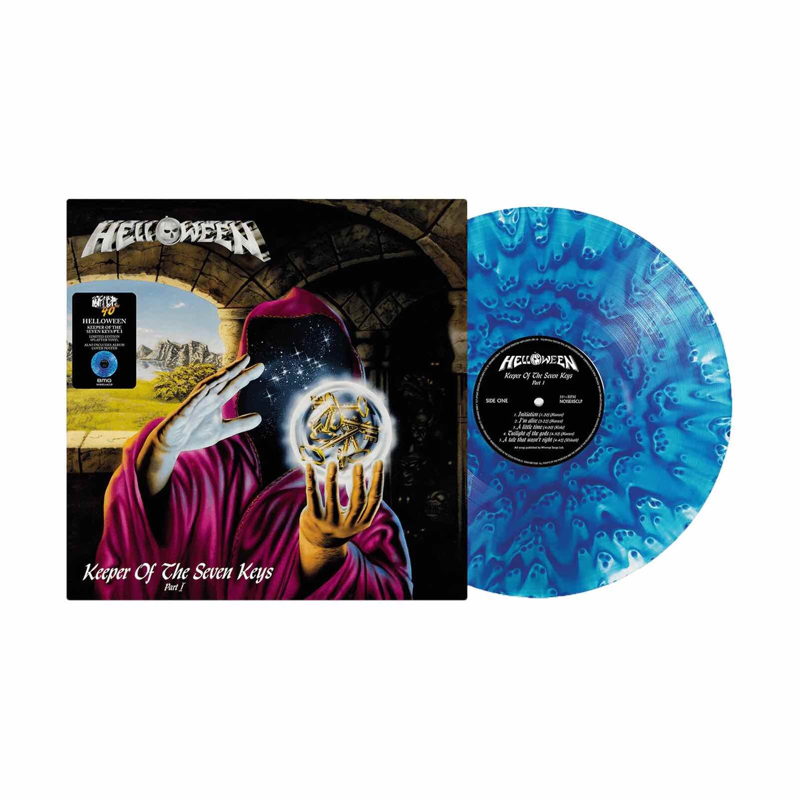 HELLOWEEN - KEEPER OF THE SEVEN KEYS (LP part i blue splatter) виниловая пластинка