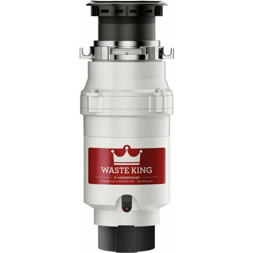 Измельчитель пищевых отходов Waste King Legend Series L-1001 для кухонной мойки, постоянный магнит
