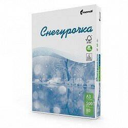 MONDI Бумага офисная снегурочка 96% А4 80г м 500л отпускается коробками по 5 пачек в коробке