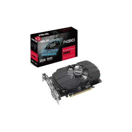 Видеокарта ASUS Видеокарта Asus PCI-E PH-550-2G AMD Radeon RX 550 2048Mb 64 GDDR5 1183/6000 DVIx1/HDMIx1/DPx1/HDCP Ret