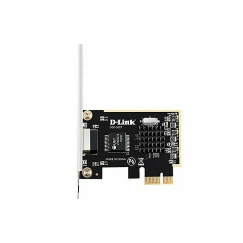 Сетевая карта D-Link Gigabit Ethernet DGE-562T PCI Express x1 сетевой адаптер gigabit ethernet d link dge 560t 20 d1a pci express упак 20шт