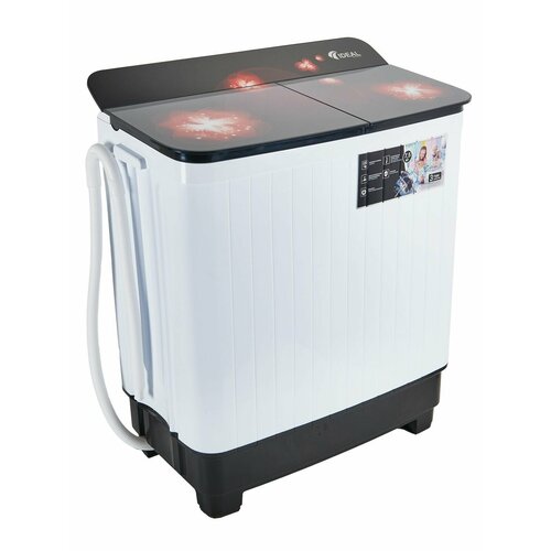 Стиральная машина полуавтомат IDEAL ID-75 белая D с отжимом 1300 обм слив-автомат активаторная 1986700₽