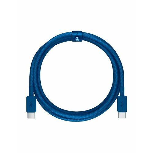 Дата-кабель VLP Nylon Cable USB C - USB C 12м темно-синий 1590₽
