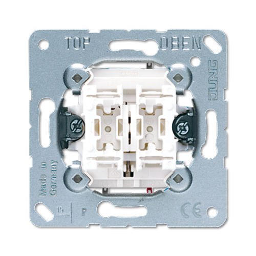JUNG Мех Выключатель жалюзийный с блокировкой, JUNG, арт.509VU abb nie мех выключатель жалюзийный