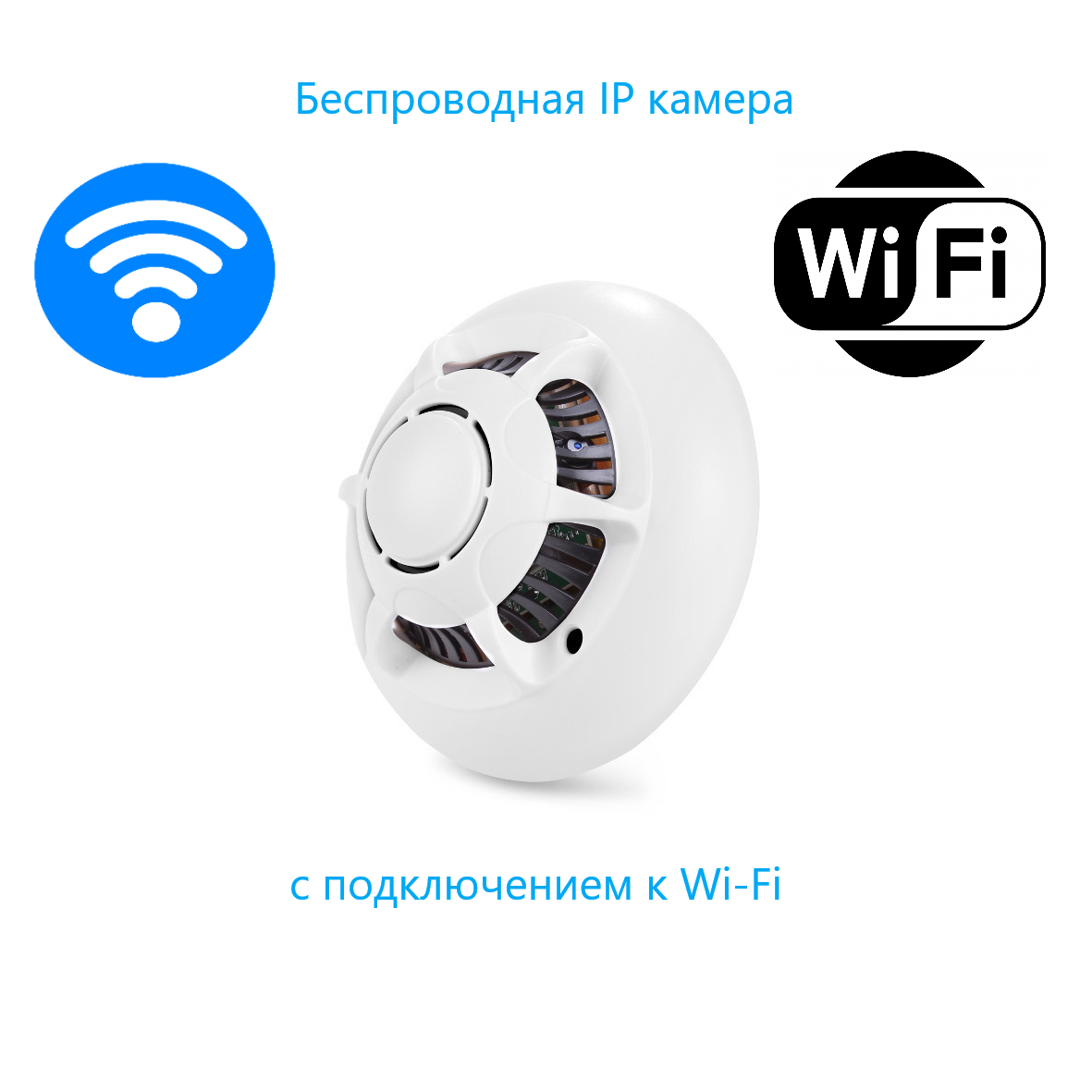 Пожарный датчик - Wi-Fi камера видео наблюдения СХ-01