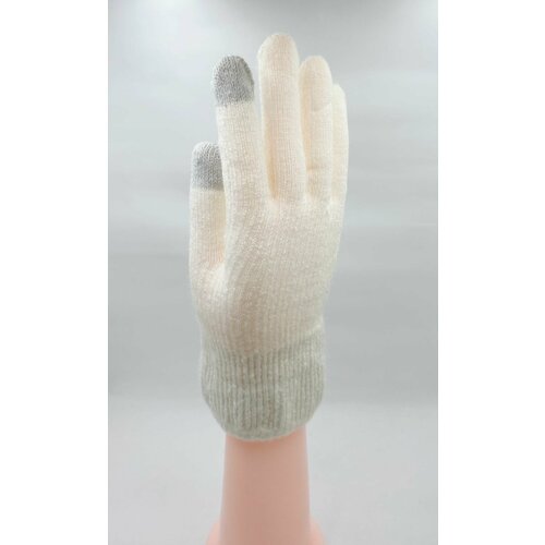 Перчатки , размер 6-10, бежевый зимние теплые перчатки женские перчатки без пальцев перчатки с принтом звезд женские теплые трикотажные перчатки для рук