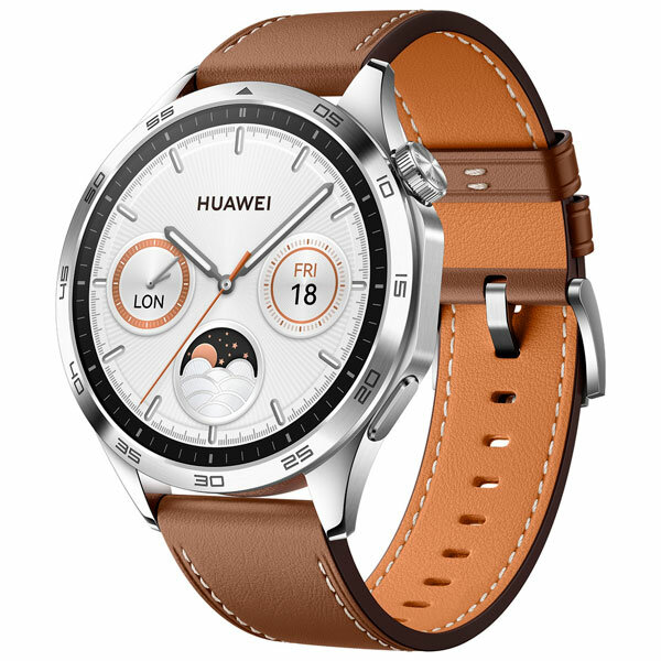 Смарт-часы HUAWEI Watch GT 4 46mm Brown Leather Strap