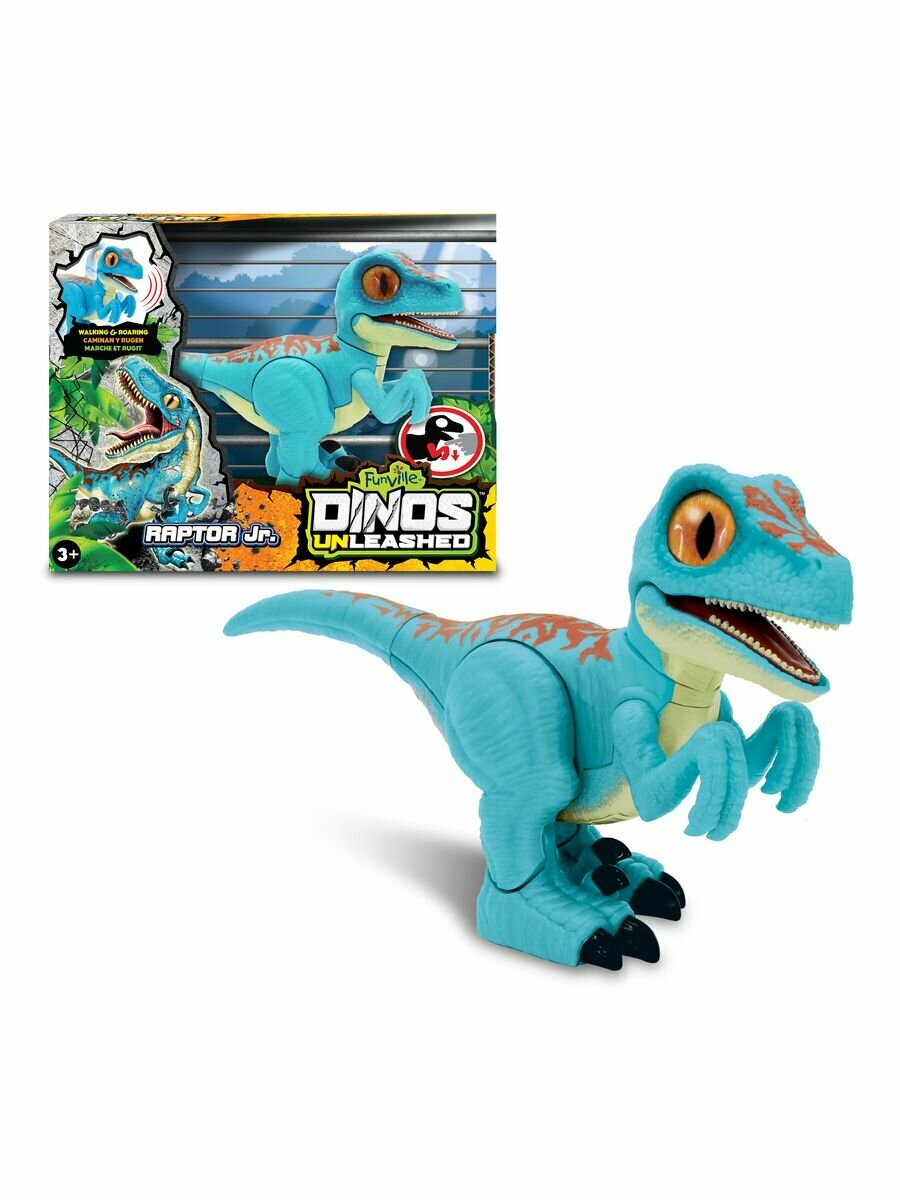 Игрушка Dinos Unleashed динозавр Раптор со звуковыми эффектами и электромеха 31125FI