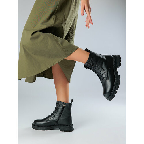 фото Ботинки color me, размер 38, черный