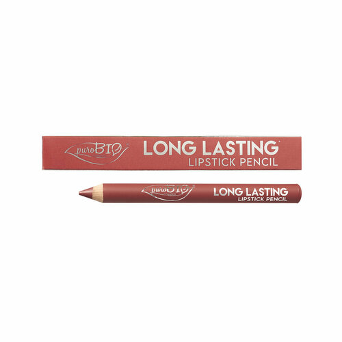 Помада-карандаш Long Lasting 015L Теплый розовый, 3 г, PuroBio Cosmetics (ПуроБио Косметикс) помада карандаш long lasting 013l малина 3 г purobio cosmetics пуробио косметикс